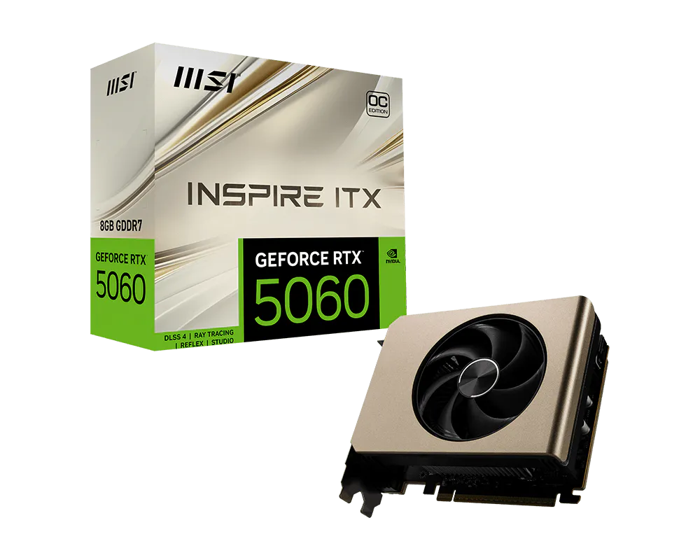MSI GeForce RTX 5060 8G INSPIRE ITX OC
